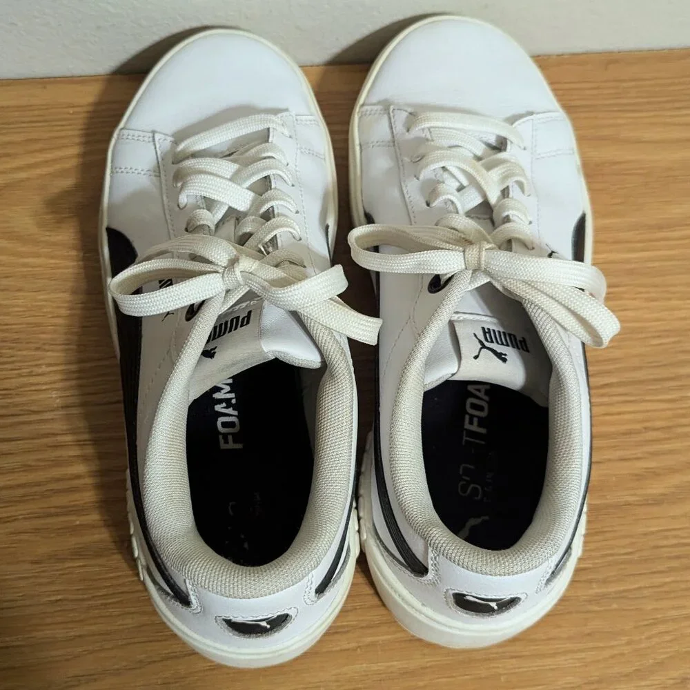 PUMA SMASH V2 PLATFORM SNEAKERS SIZE 8